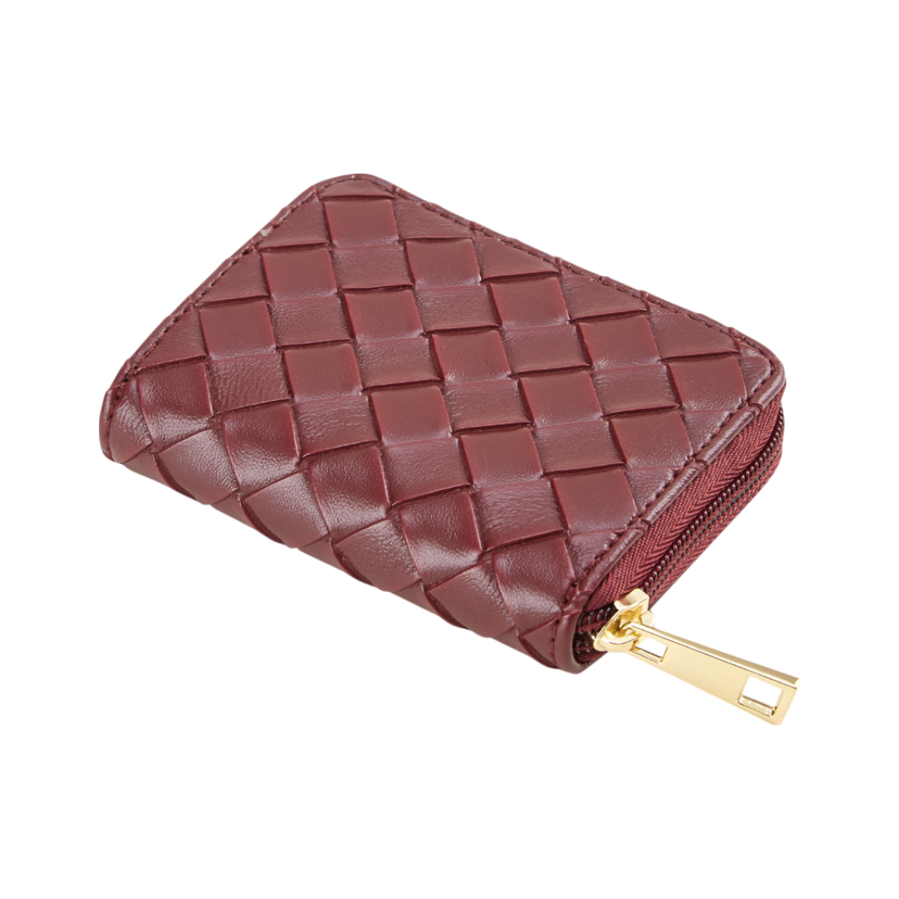 Portemonnaie - Money 1 fake braided Bordeaux