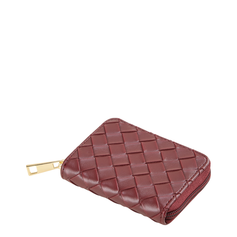 Portemonnaie - Money 1 fake braided Bordeaux