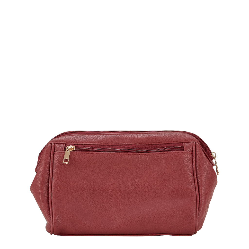 Neccessaire Zipper beauty, Cranberry