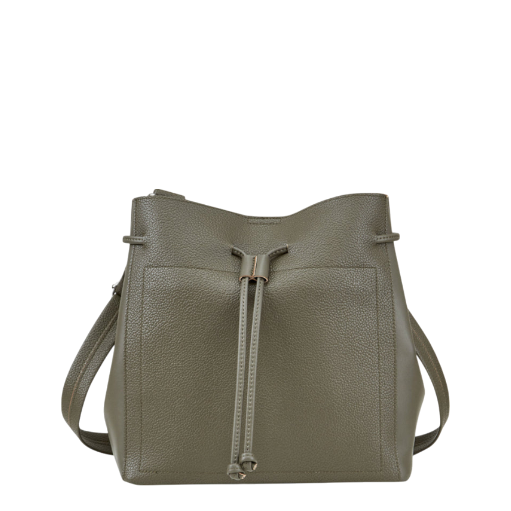 Umhängetasche - Ella Lux Dark Olive