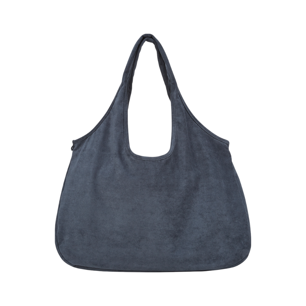 Shopper - Nuba Velour Jeansblau