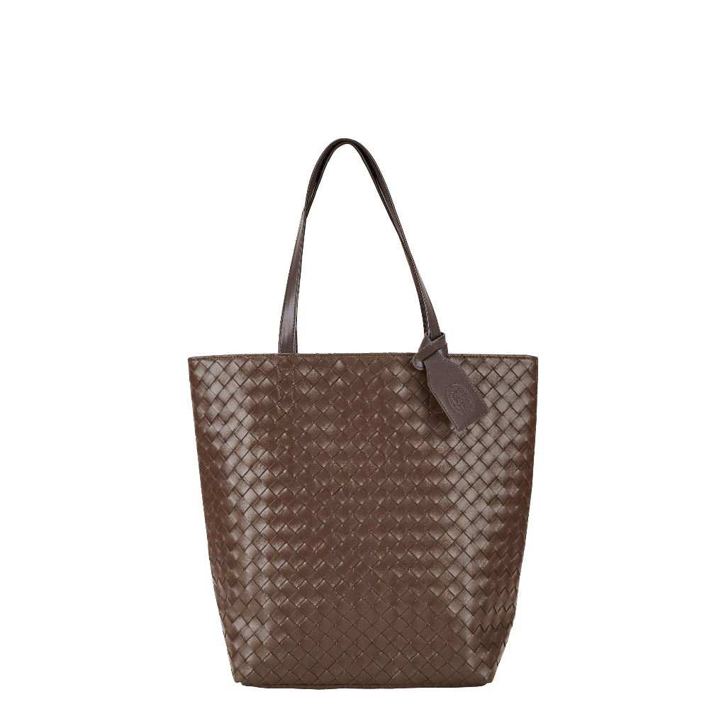 Emily Laptop, Flechtoptik, Espresso