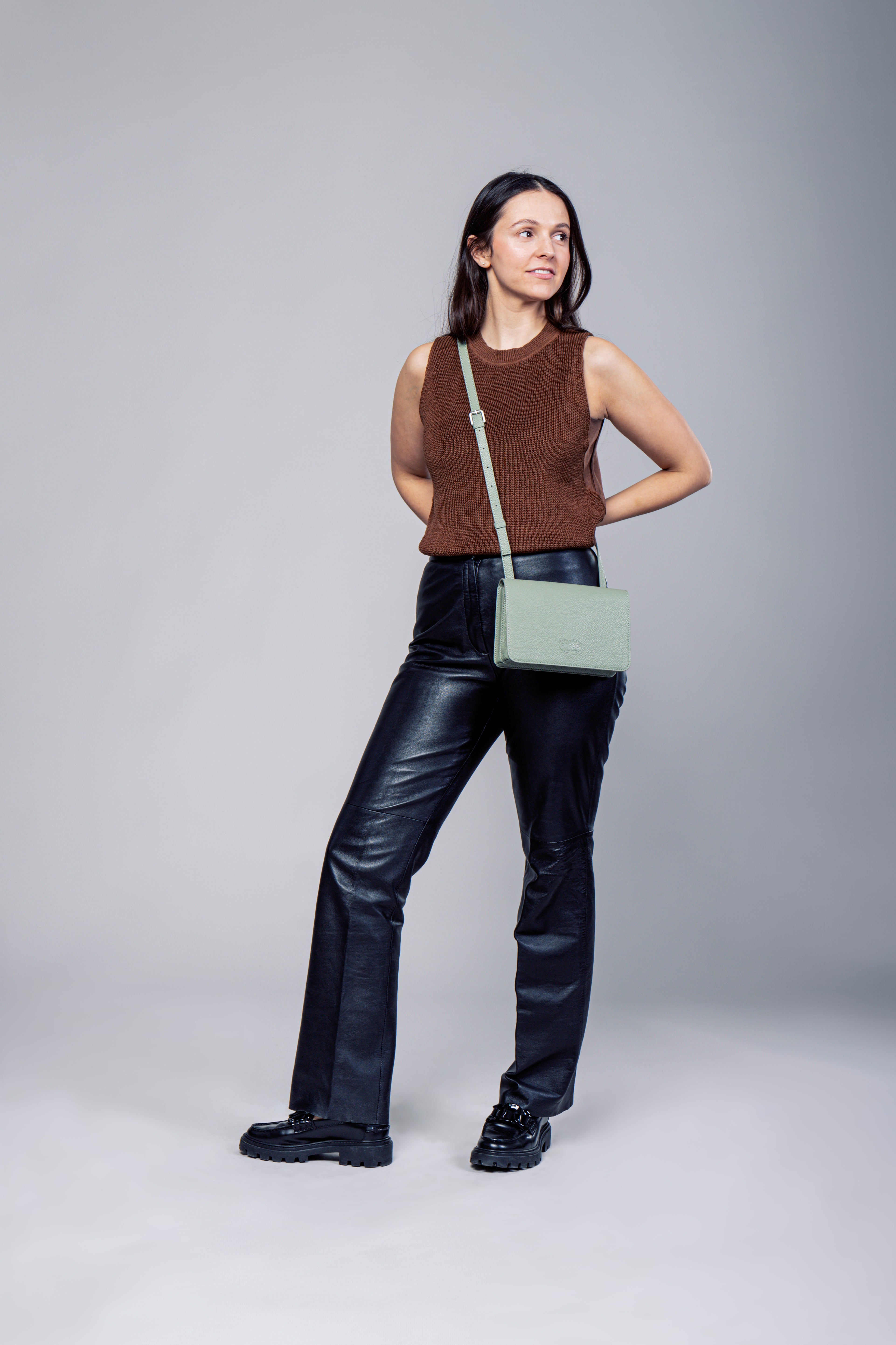 Umhängetasche - Juli 2.0 Lux Olive Cactus