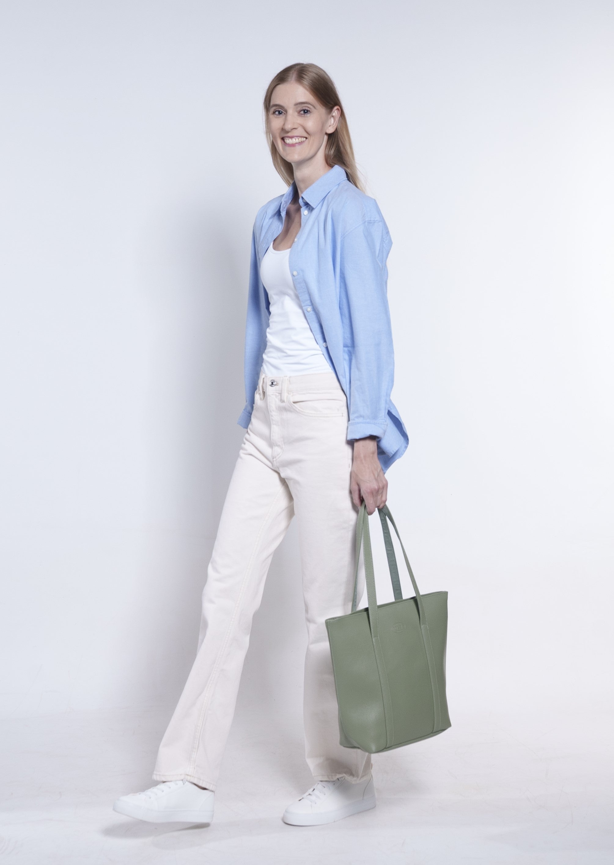 Shopper - Lori Lux Laptop Olive Cactus