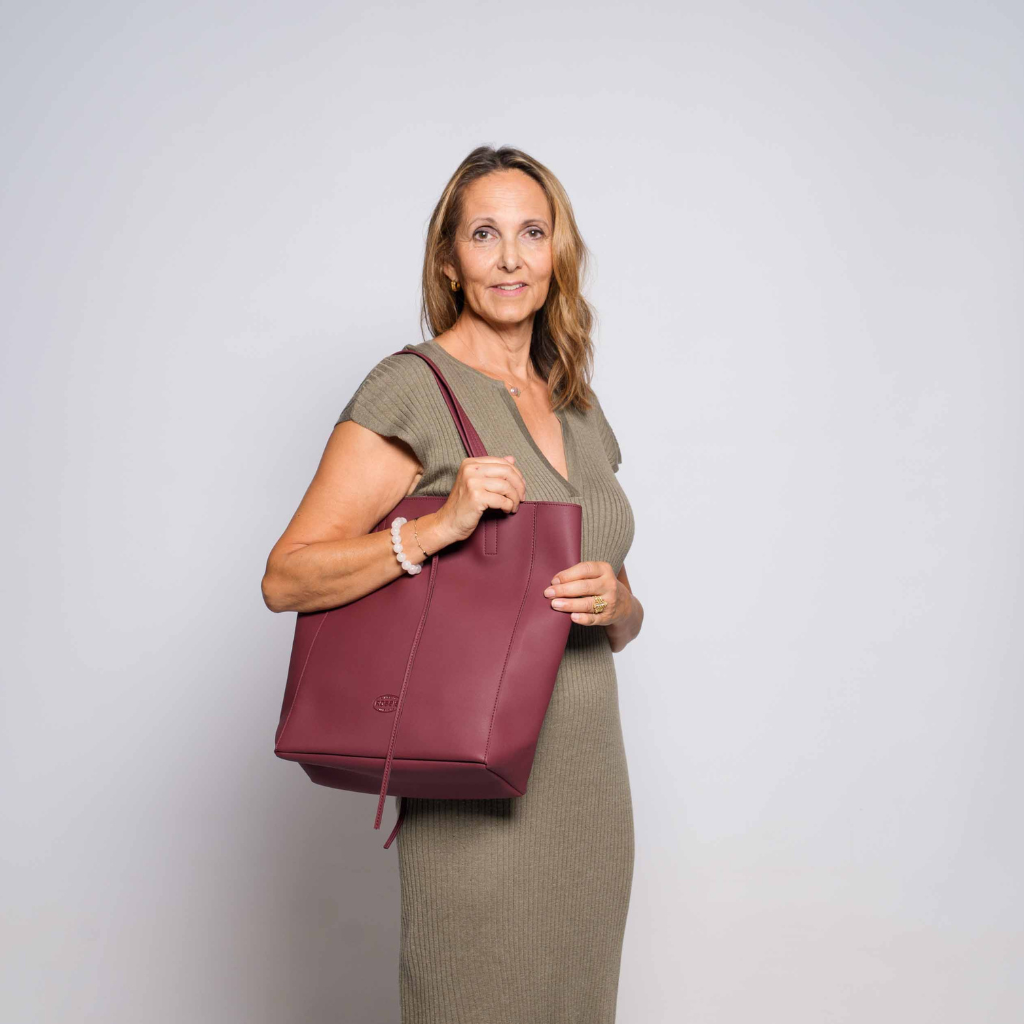 Shopper - Loredana Cherry Red