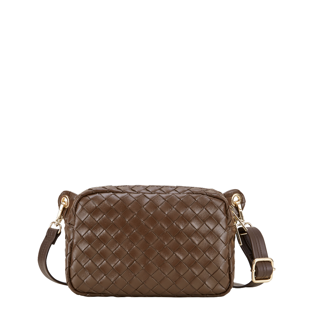 Aline, Flechtoptik, Espresso