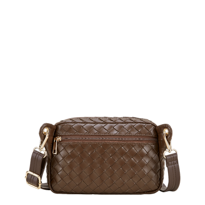 Aline, Flechtoptik, Espresso