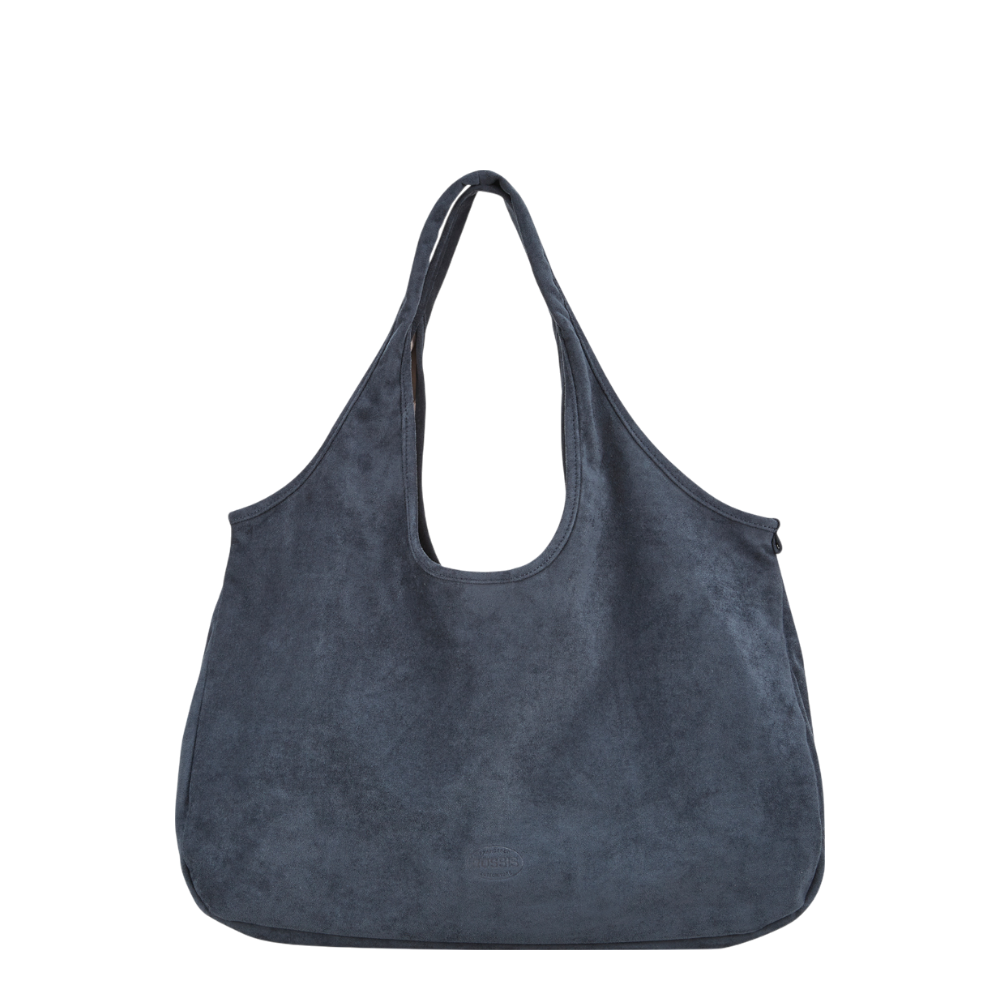 Shopper - Nuba Velour Jeansblau