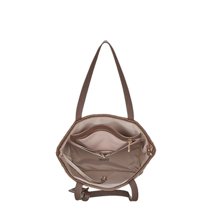 Emily Laptop, Flechtoptik, Espresso