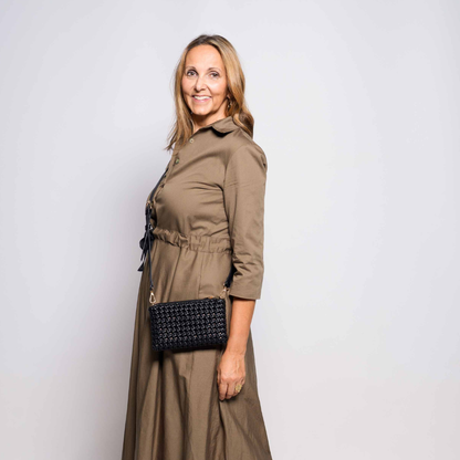 Paulina Handgeknotet Black Night